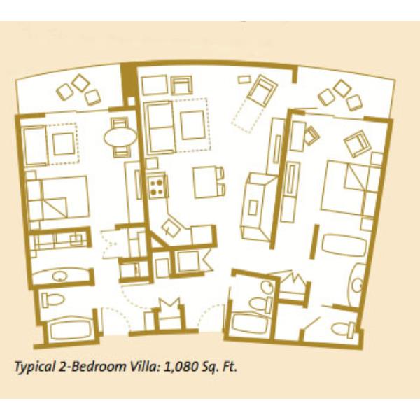 Cabana Bay 2-bed Suite